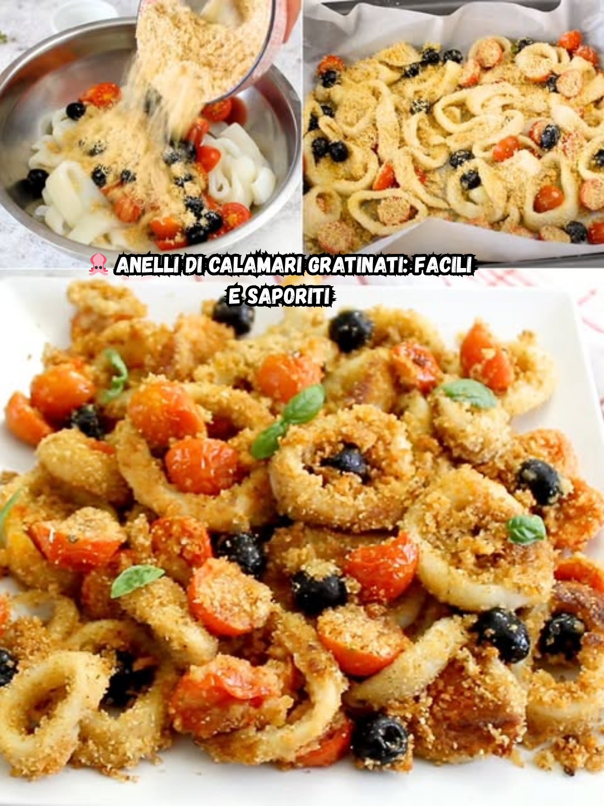  Anelli di Calamari Gratinati: Facili e Saporiti